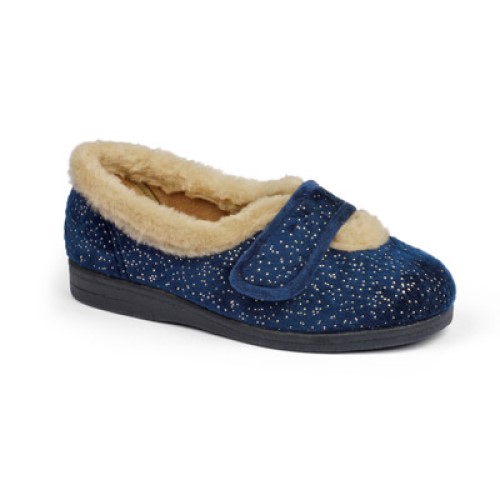 SELINA NAVY SPARKLE SIZE 4